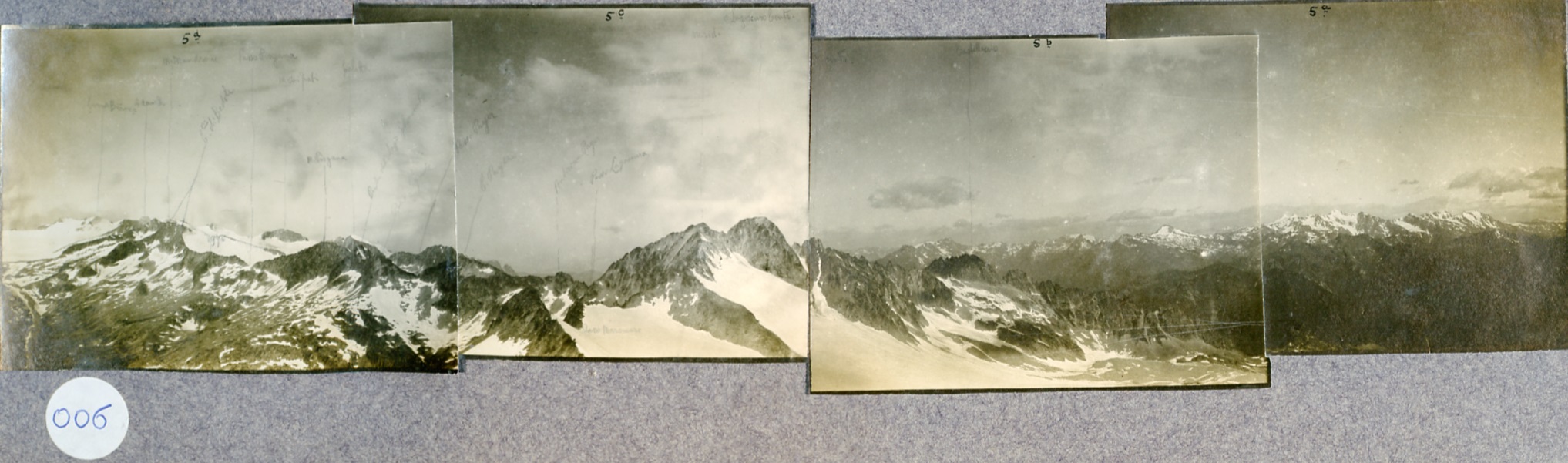 Panorama dalla cima Presena