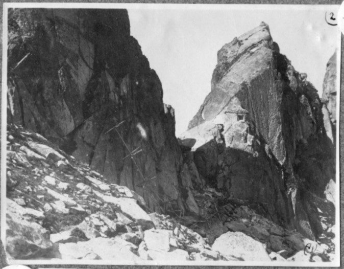 Sistemazione difensiva Passo del Gatto