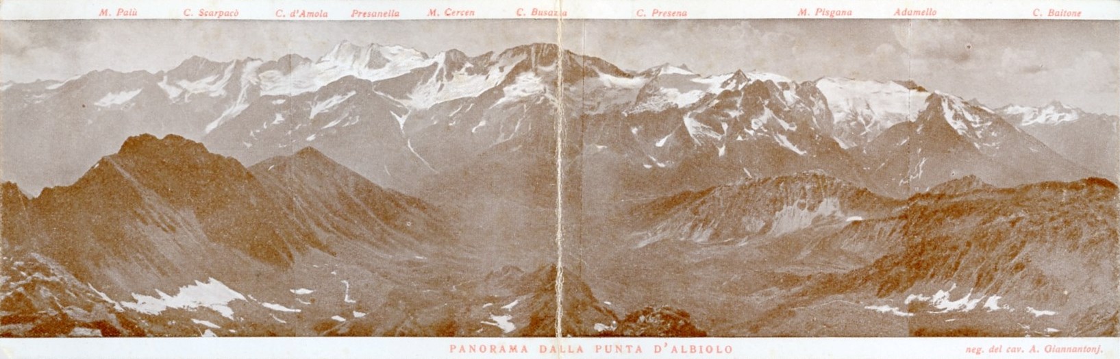 Panorama dalla Punta d'Albiolo