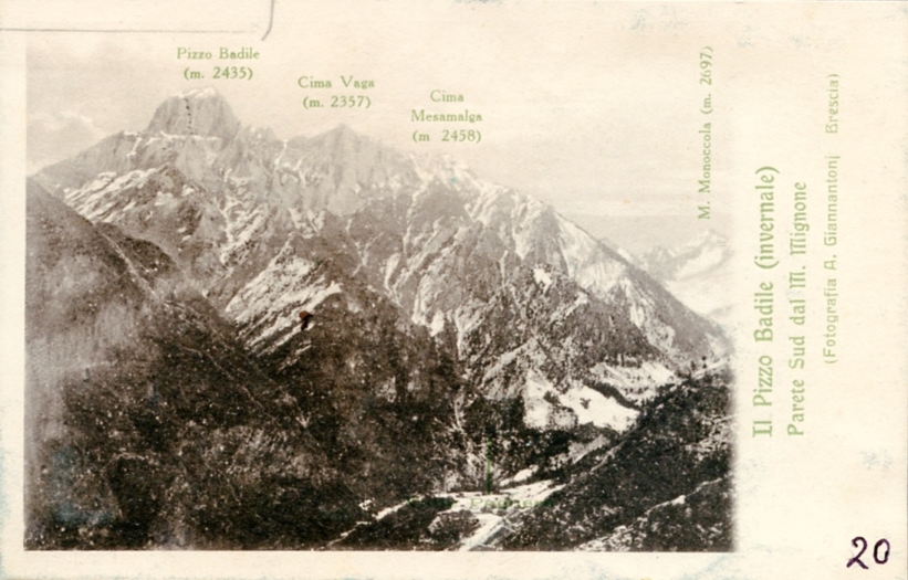 Il Pizzo Badile (invernale)