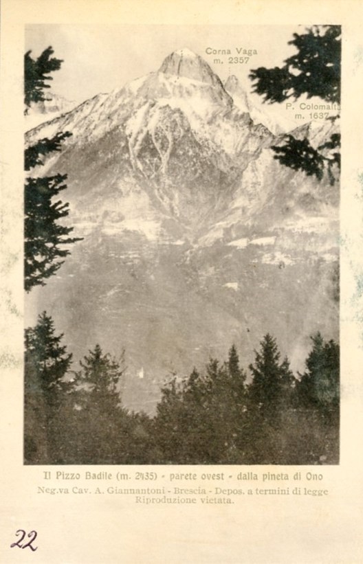 Il Pizzo Badile parete ovest