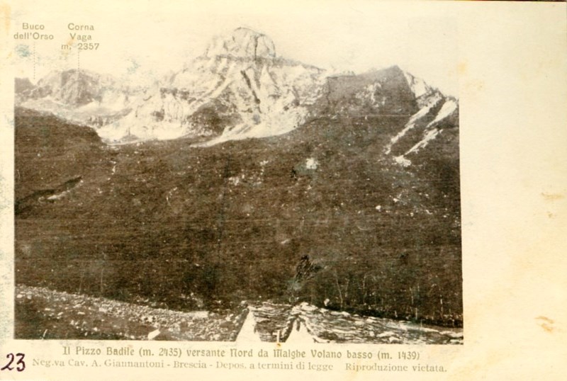 Il Pizzo Badile versante Nord