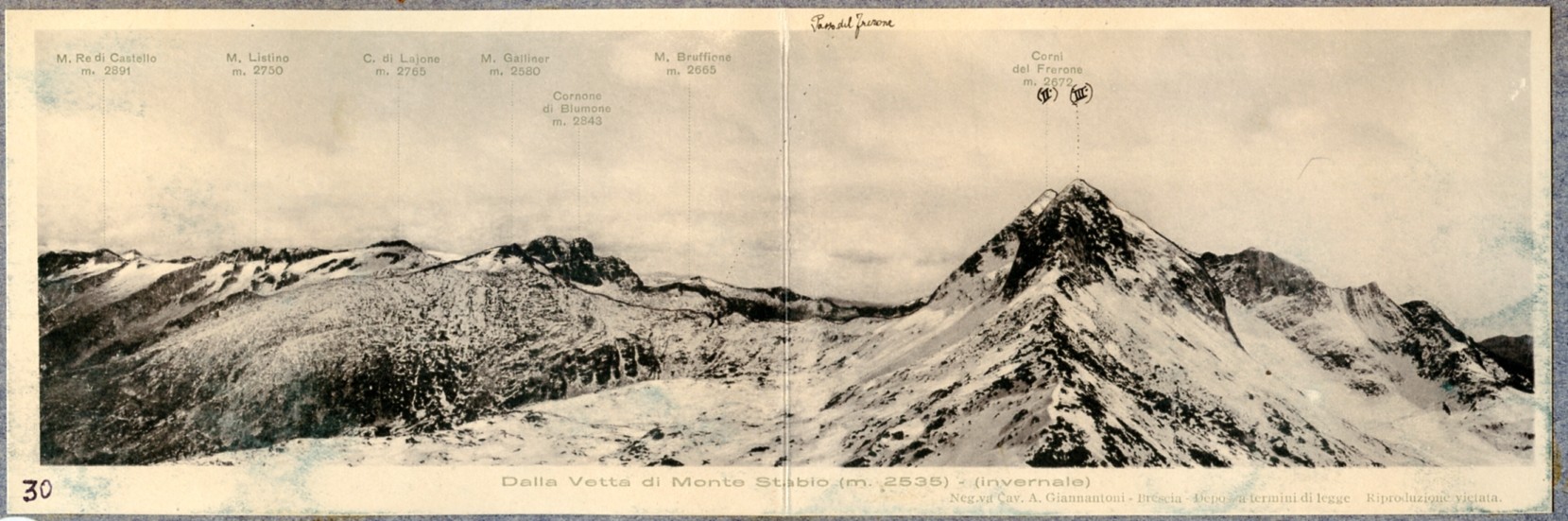 Dalla vetta di Monte Stabio