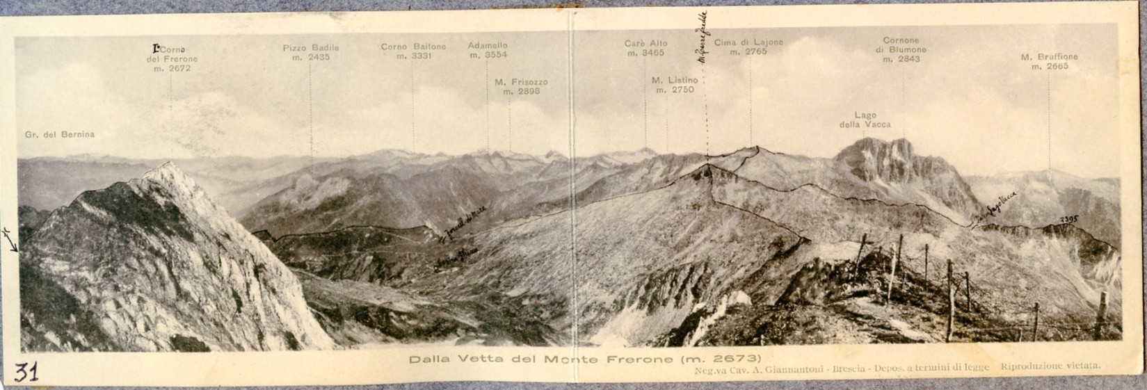 Dalla vetta del Monte Frerone
