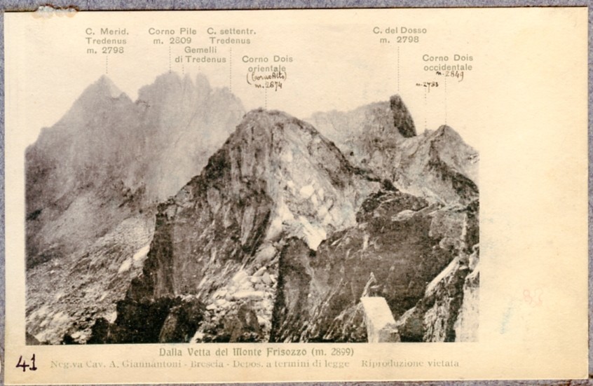 Dalla vetta del Monte Frisozzo