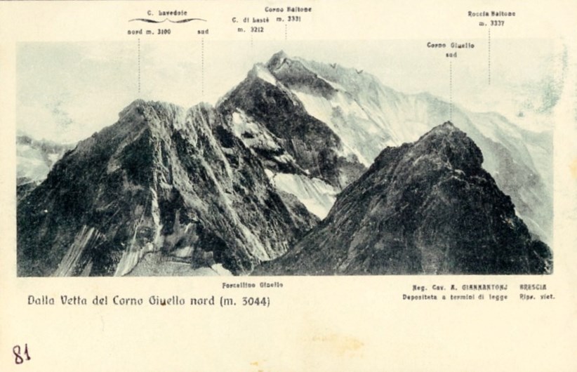 Dalla vetta del corno Giuello