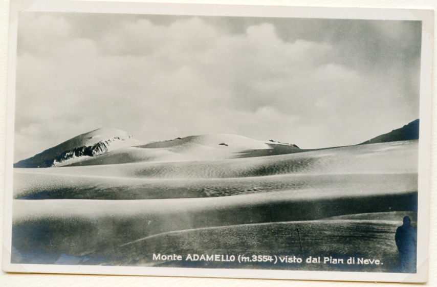 Monte Adamello visto dal pian di neve