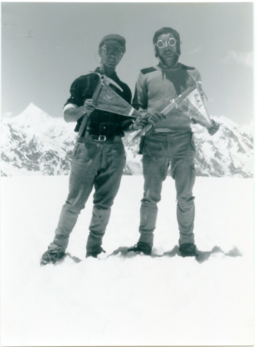 Tullio Rocco e Massimo Sanavio sul Berginsho