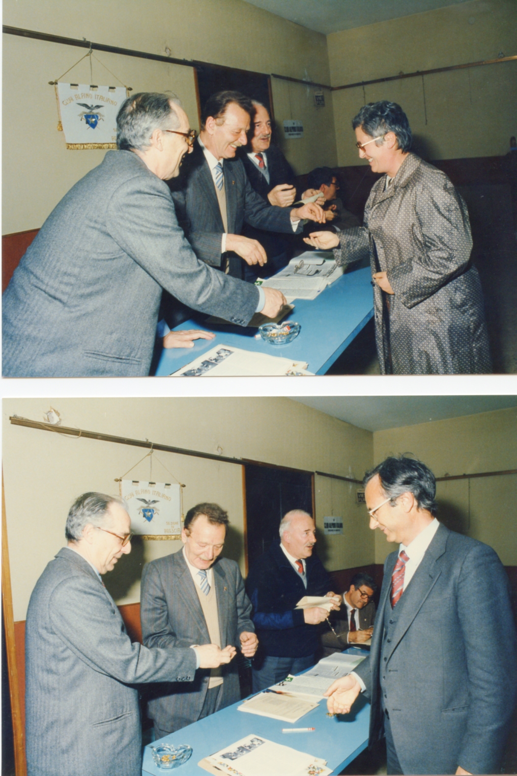 Foto assemblea del 8 aprile 1986