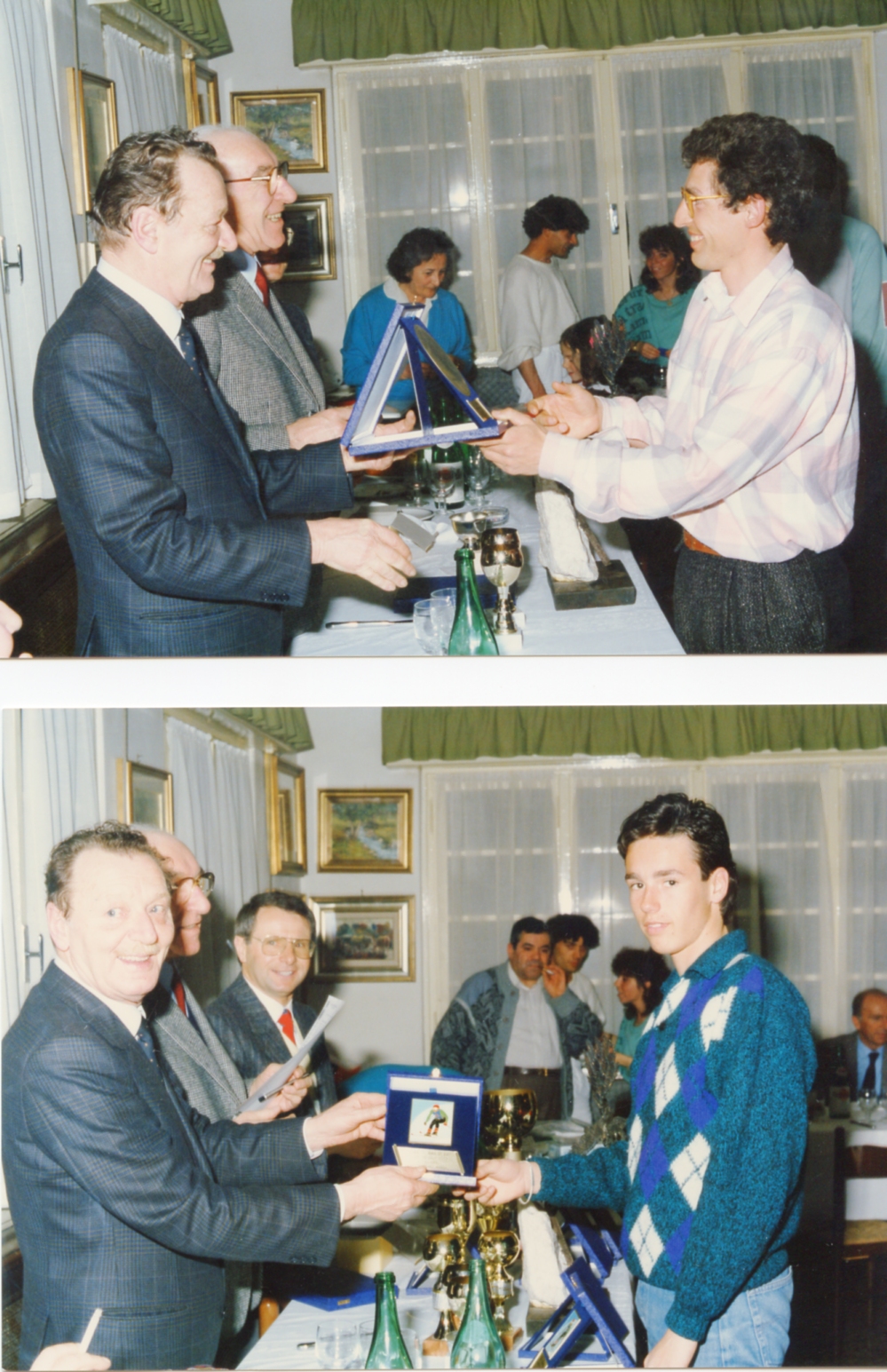 Foto premiazioni del 10 aprile 1987